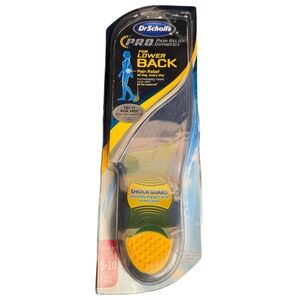 NWT Dr. Scholl’s PRO Lower Back pain relief orthotic shoe inserts Women sz 6-10